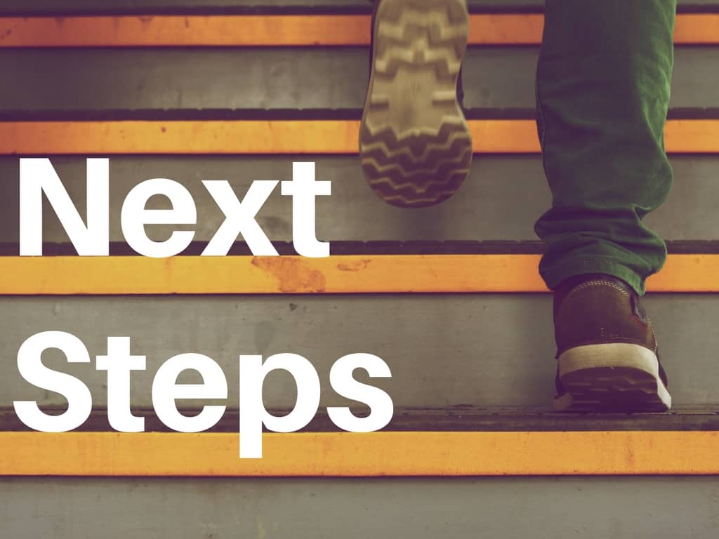 Next Steps – 1st Step – Repent!