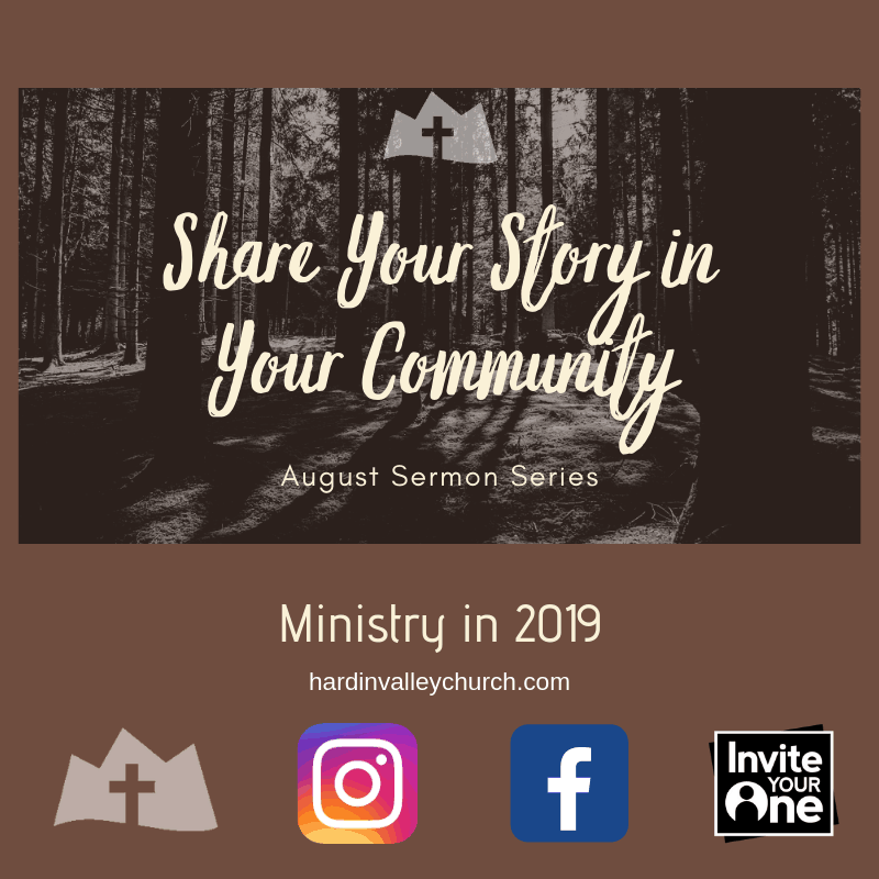 Take Your Story With You – Ministry to Your One