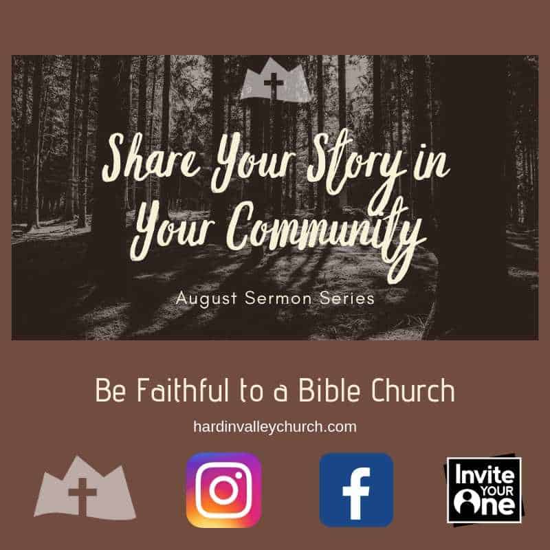 Take Your Story With You-Be Faithful to a Bible Church