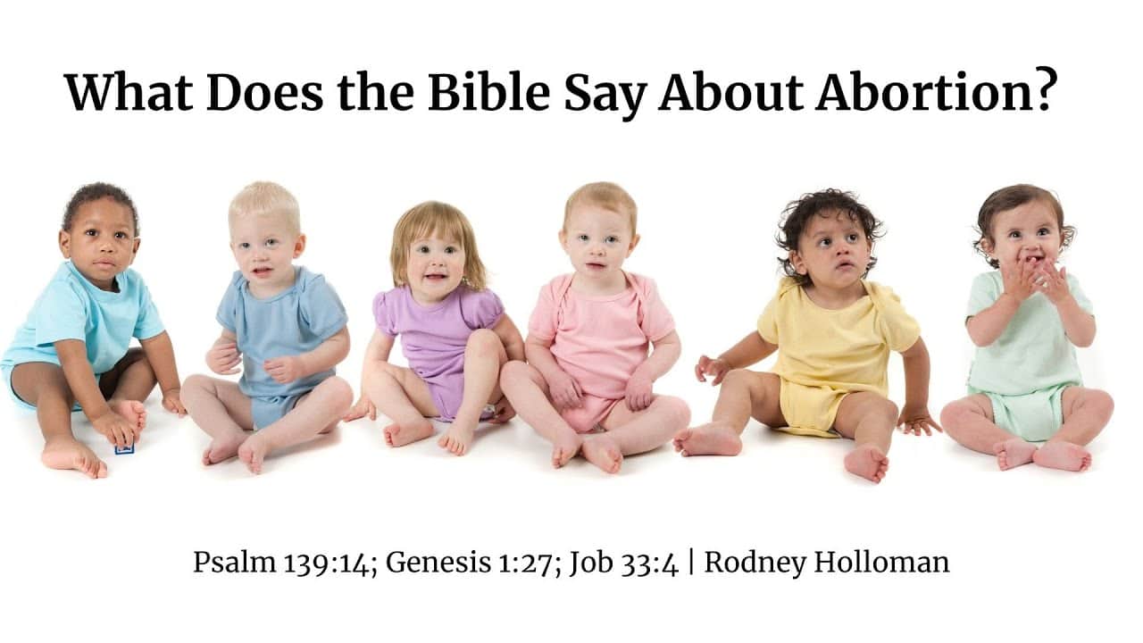 What Does the Bible Say About Abortion? | Psalm 139:14