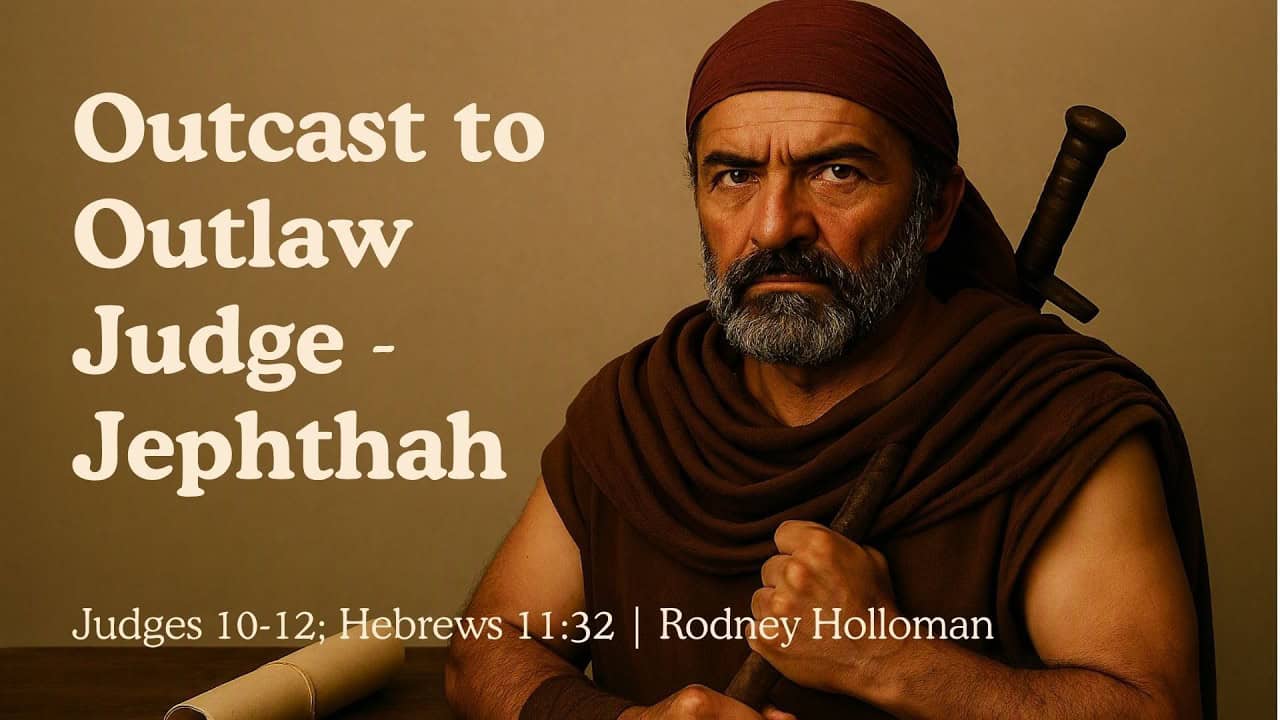 Outcast to Outlaw Judge – Jephthah | Judges 10-12 ; Hebrews 11:32